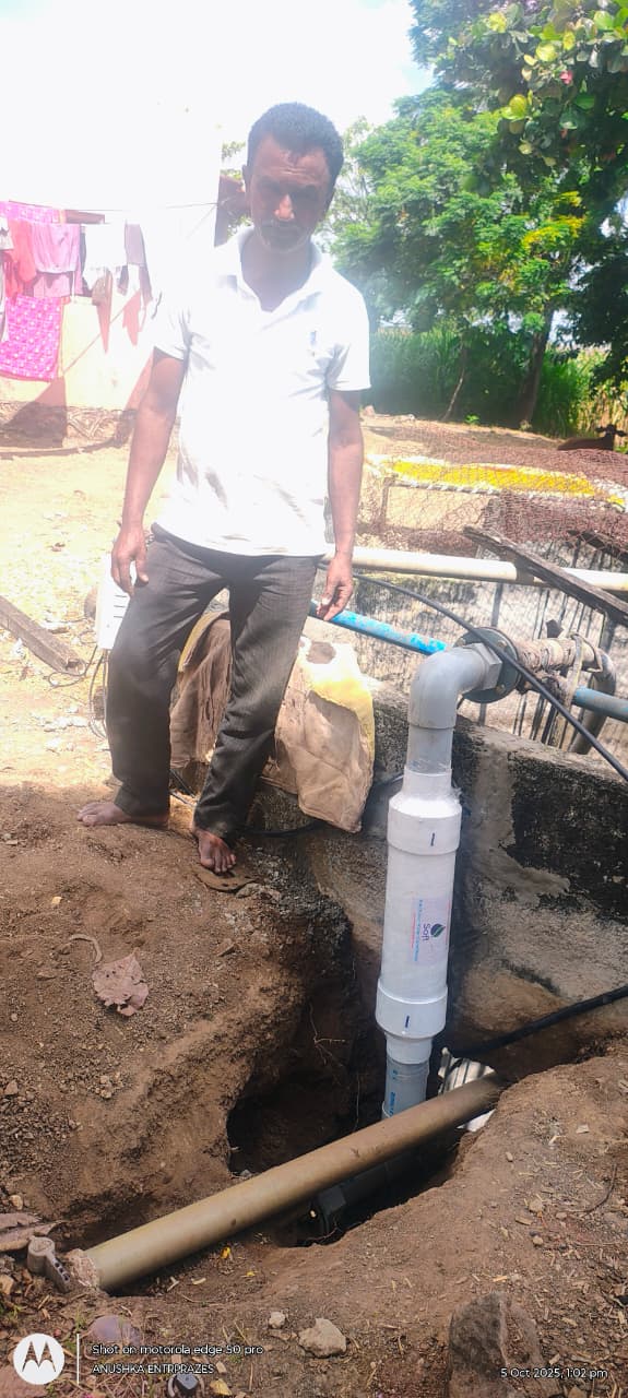 drip irrigation blockage solution white deposits in pipe farming india